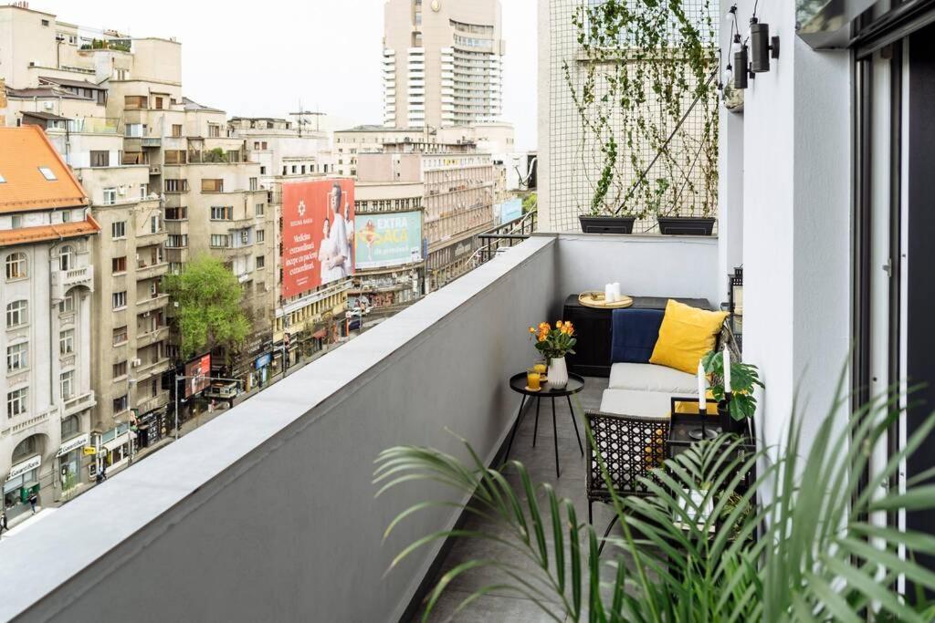 Amazing City View - Terrace+Netflix - City Center Bukarest Exterior foto